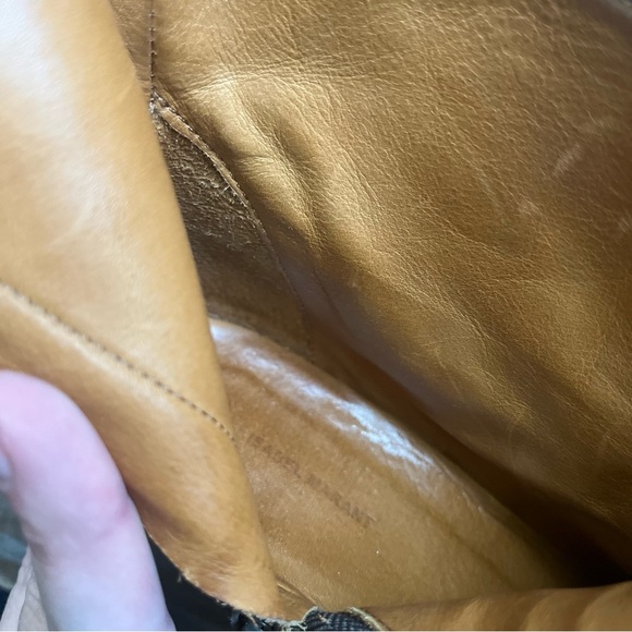 Isabel Marant Suede Ankle Boots Brown Boho Western Preppy Womens 7 - Picture 8 of 11